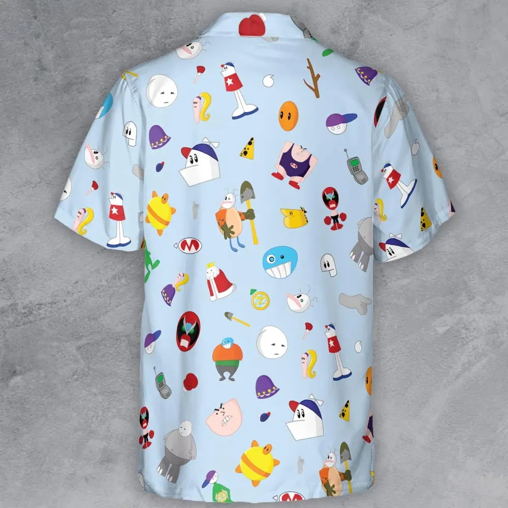Homestar Runner Main Cast Button Down Shirt - 3