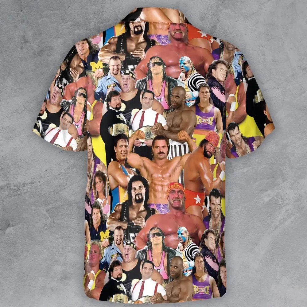 Early 90s Great Era Of WWF Button Down Shirt - 3