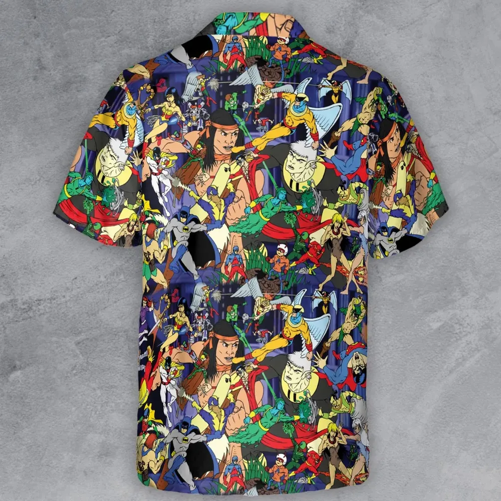 Super TV Heroes HB Button Down Shirt - 3