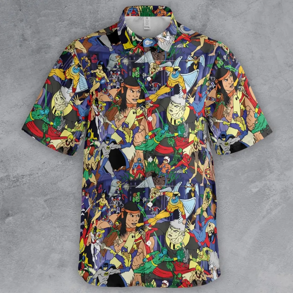 Super TV Heroes HB Button Down Shirt - 2