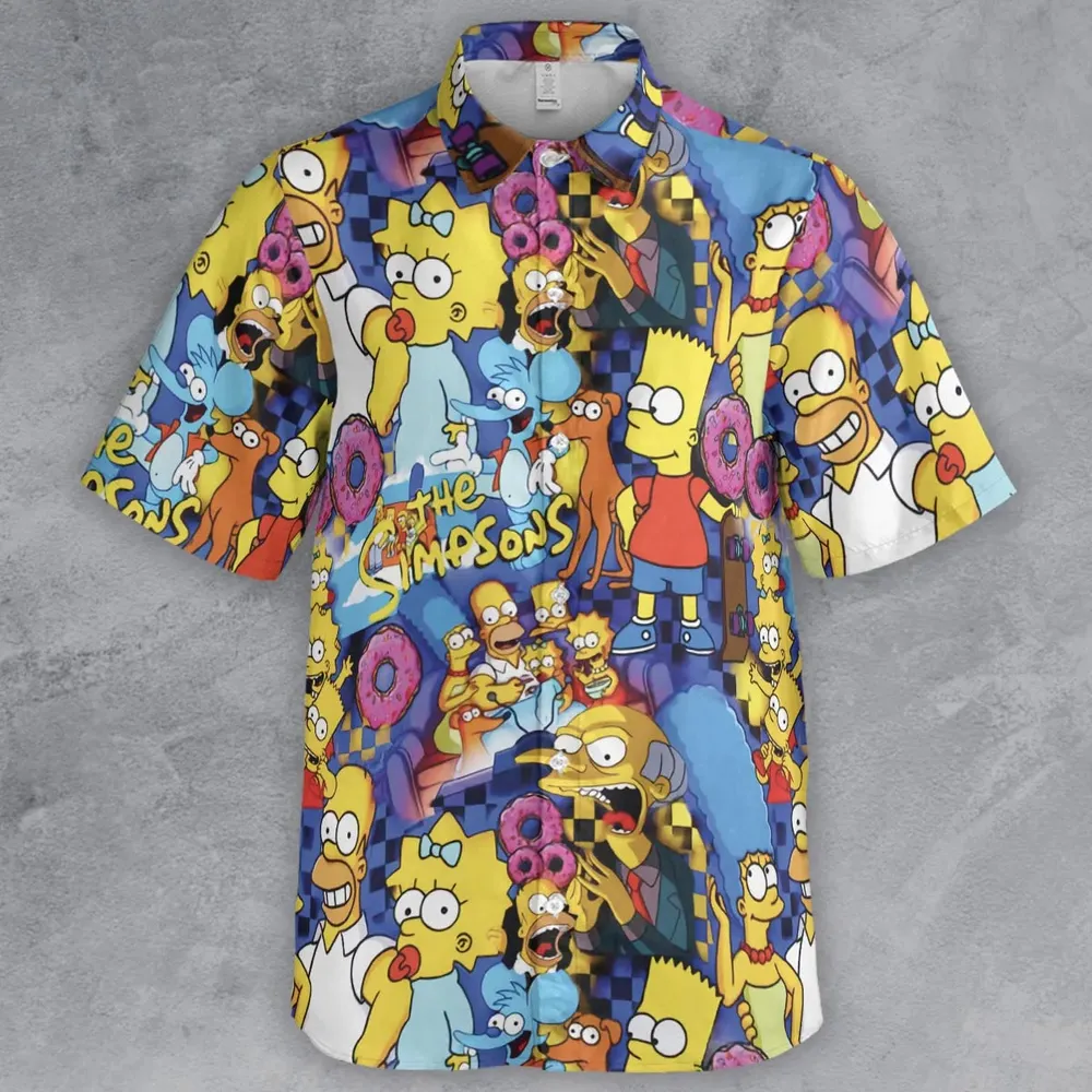 Springfield Swag The Simpsons Button Down Shirt - 2