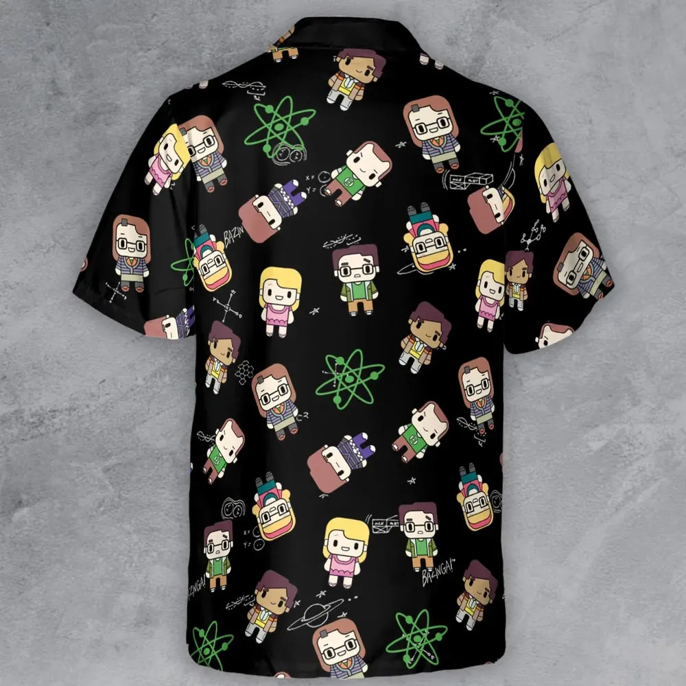 Geeky Bazinga The Big Bang Theory Button Down Shirt - 3
