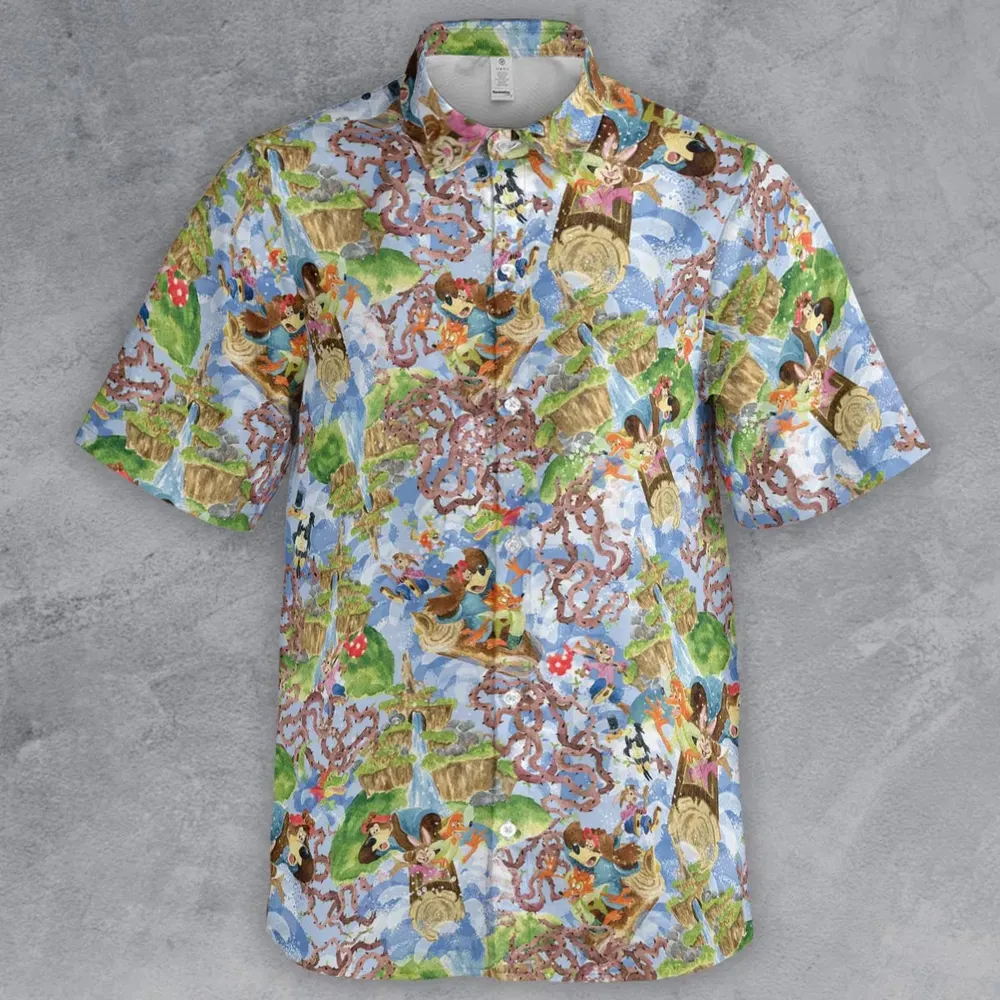 Magic Kingdom Splash Mountain Button Down Shirt - 2