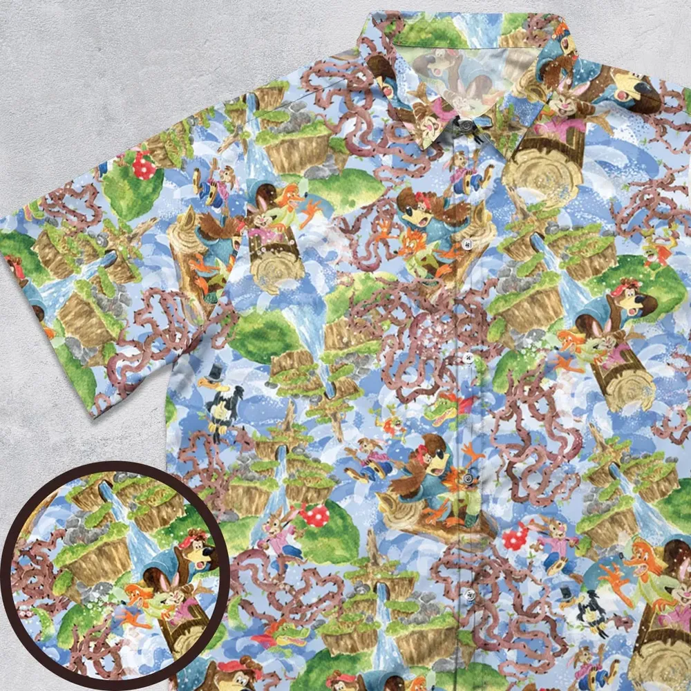 Magic Kingdom Splash Mountain Button Down Shirt - 1