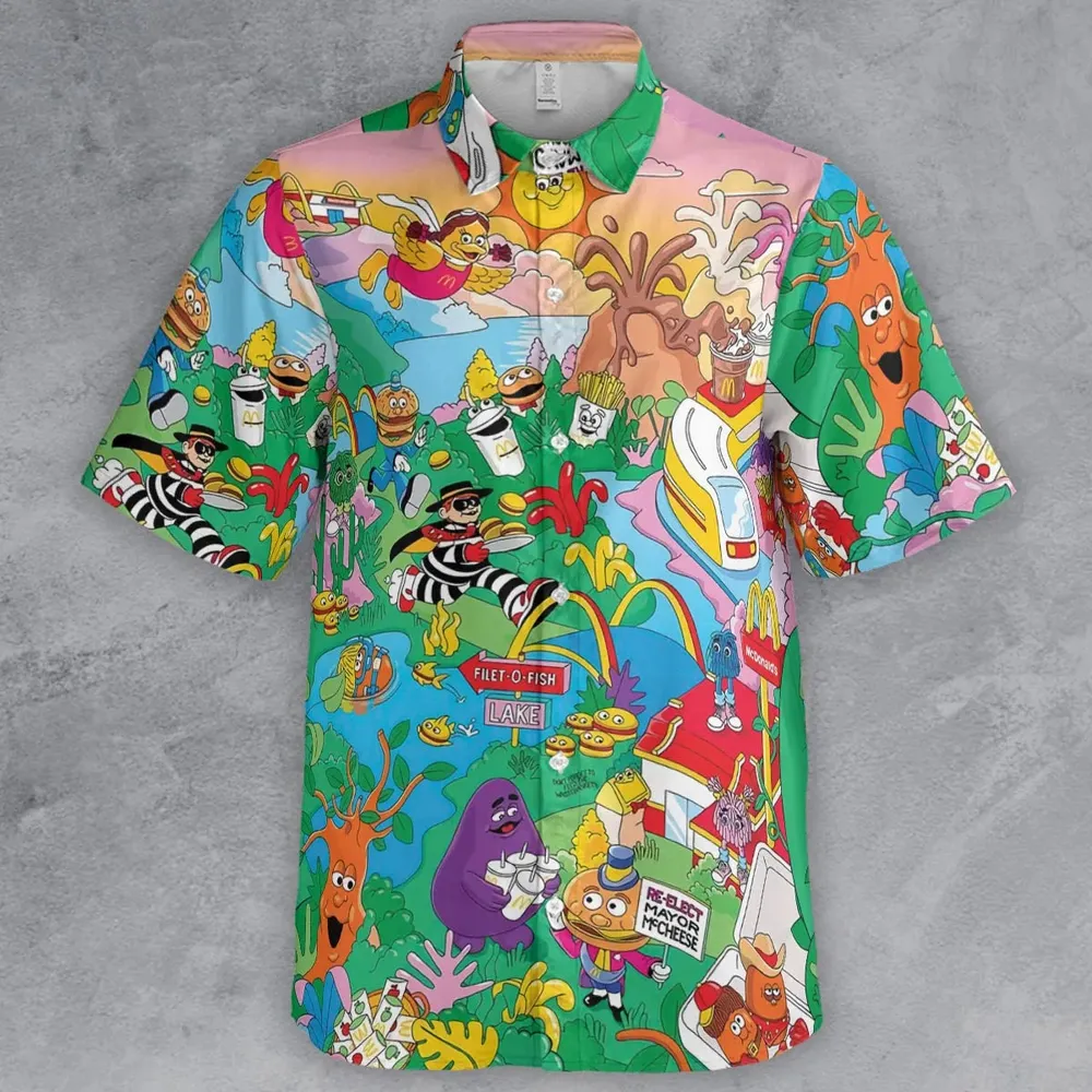 Foodland Mcdonaldland Button Down Shirt - 2