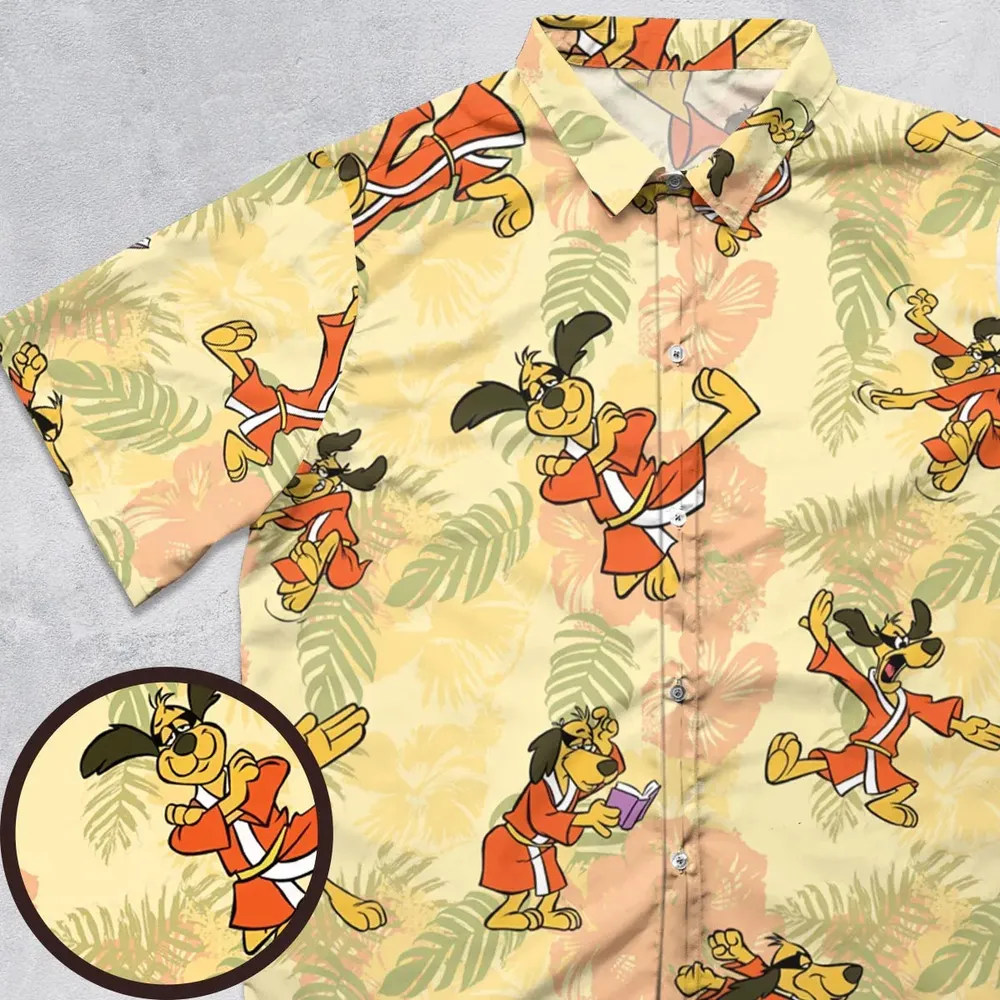 Kung Fu Dog Hong Kong Phooey Button Down Shirt - 1