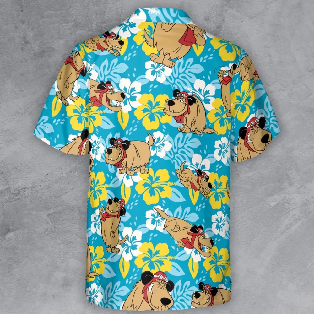 Bad Dog Muttley Wacky Races Button Down Shirt - 3