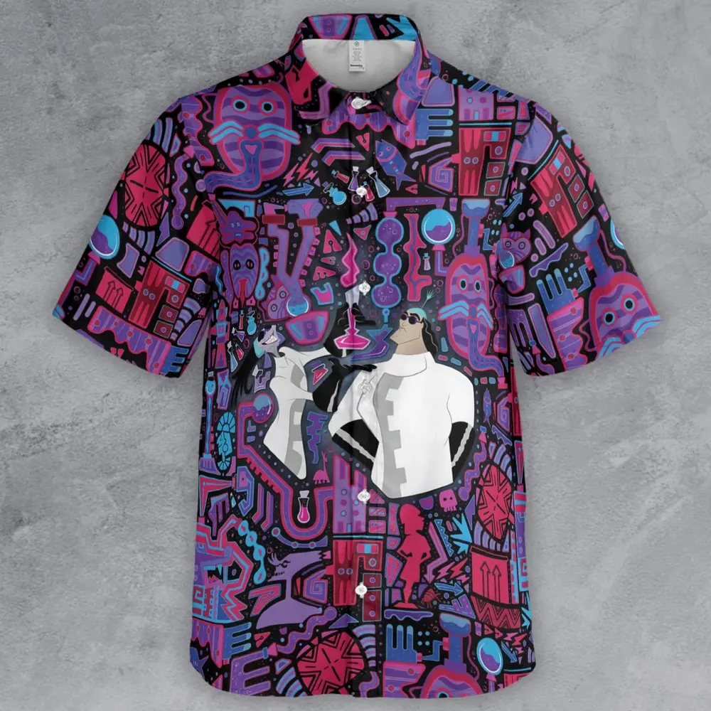 Mad Science Yzma The Emperor's New Groove Button Down Shirt - 2