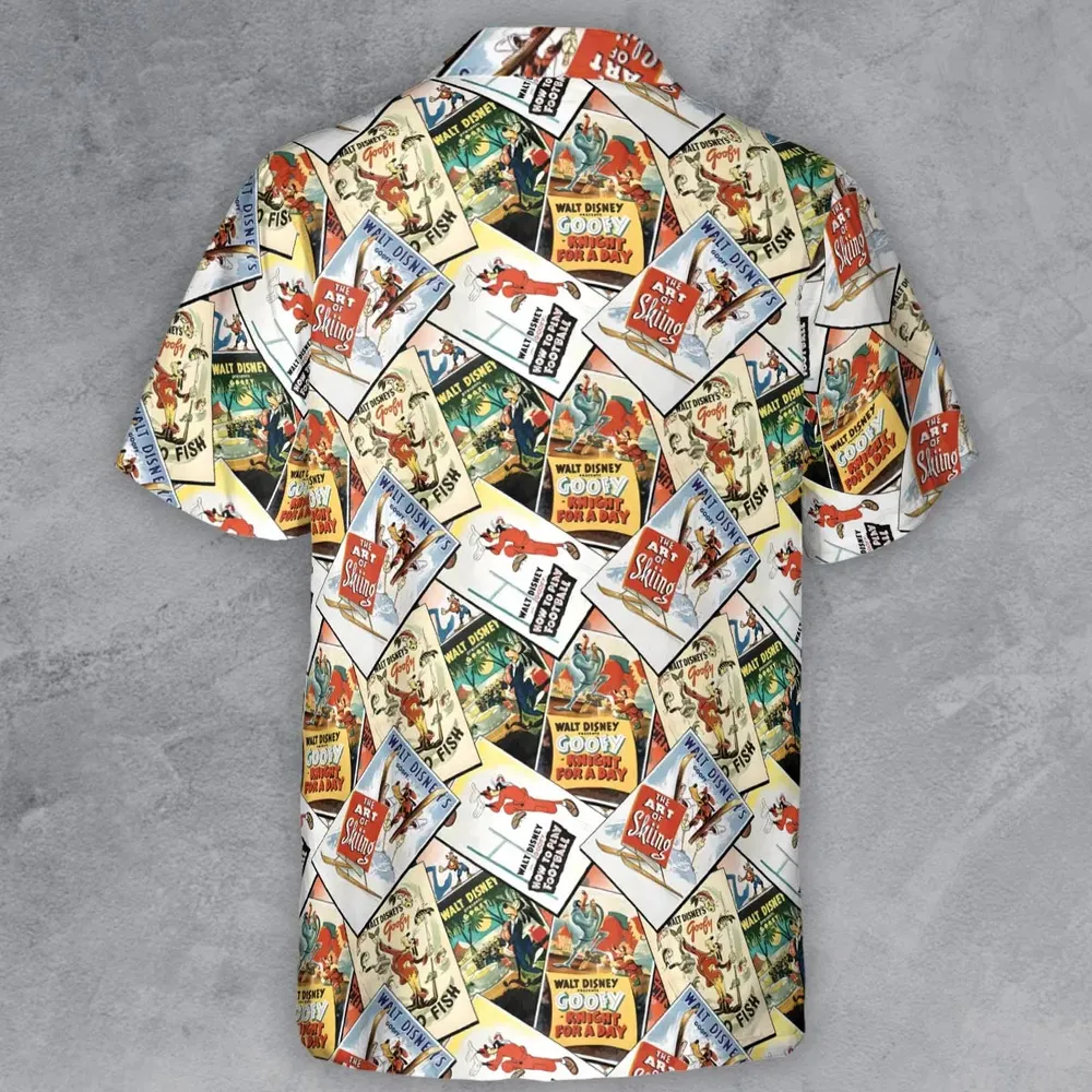 Goofy Vintage Posters Button Down Shirt - 3