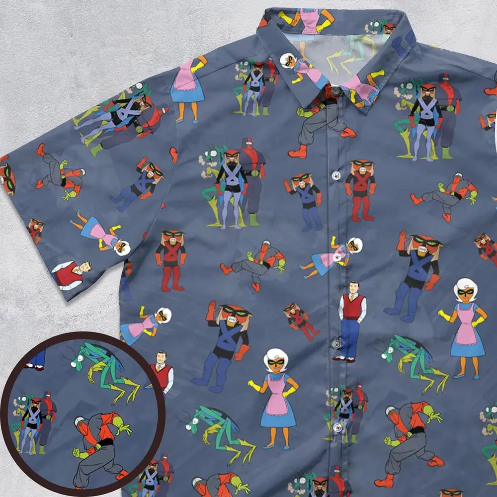 The Brak Show Characters Button Down Shirt - 1
