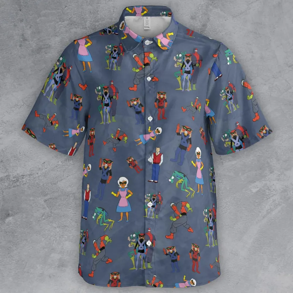 The Brak Show Characters Button Down Shirt - 2