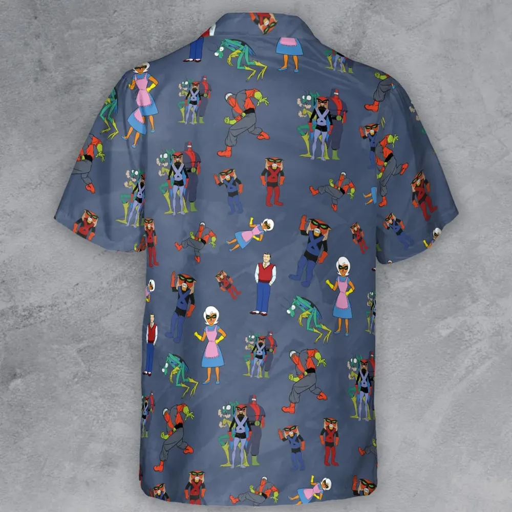 The Brak Show Characters Button Down Shirt - 3