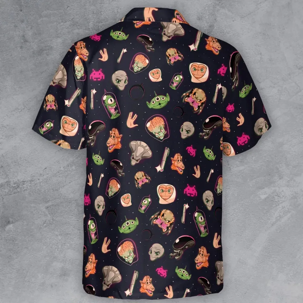 Classic Aliens Button Down Shirt - 3