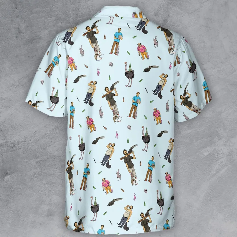 Count Duckula Characters Button Down Shirt - 3