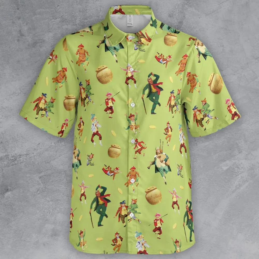 Irish Movie Darby O'Gill Characters Button Down Shirt - 2