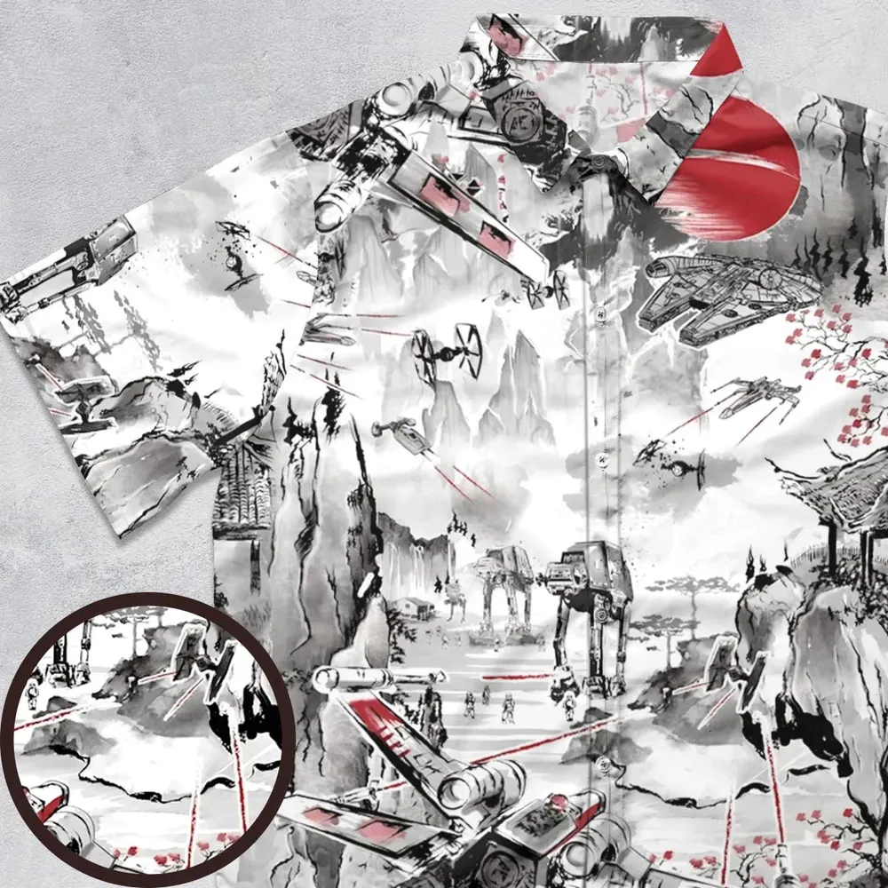 Last Battle of the Galactic Civil War Button Down Shirt - 1