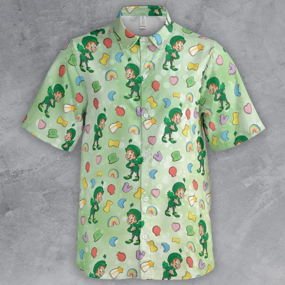 Lucky the Leprechaun Cereal Button Down Shirt - 2