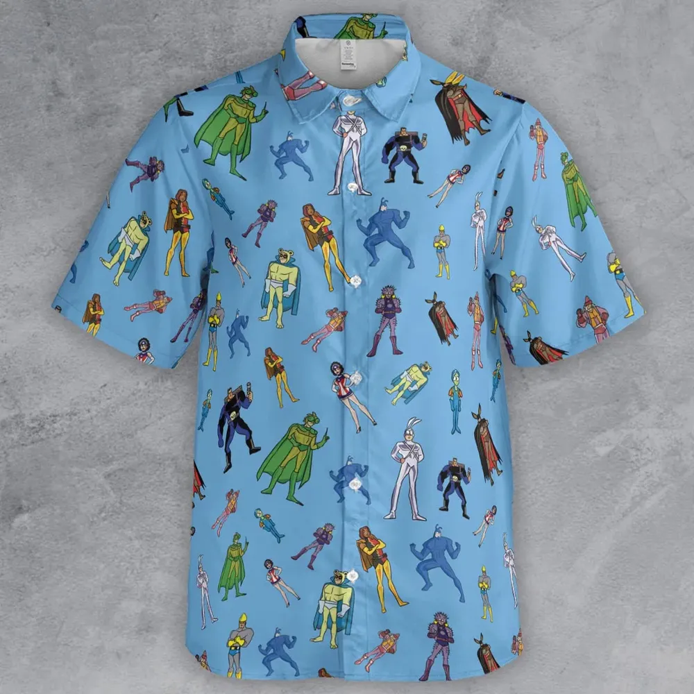 The Tick and Friends Button Down Shirt - 2