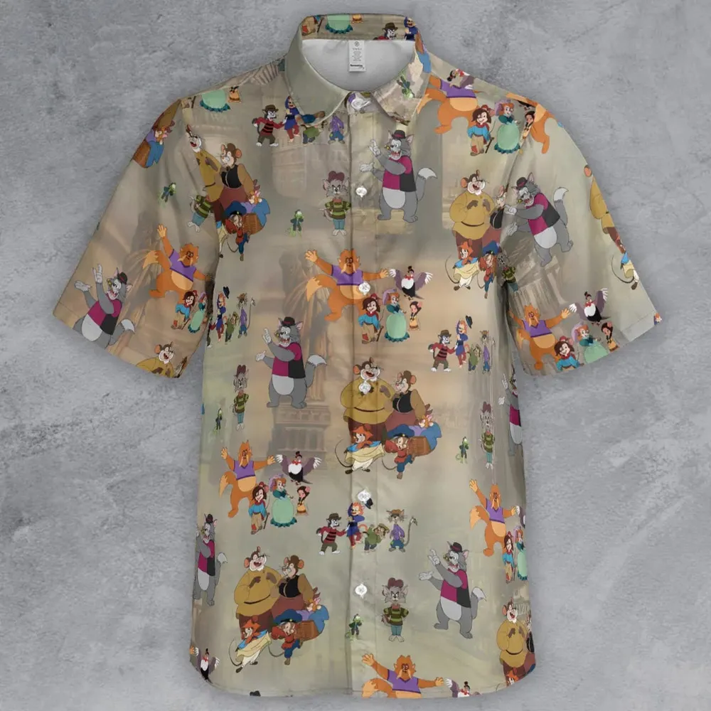 Somewhere Out There An American Tail Button Down Shirt - 2