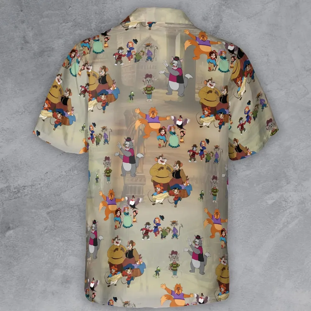 Somewhere Out There An American Tail Button Down Shirt - 3