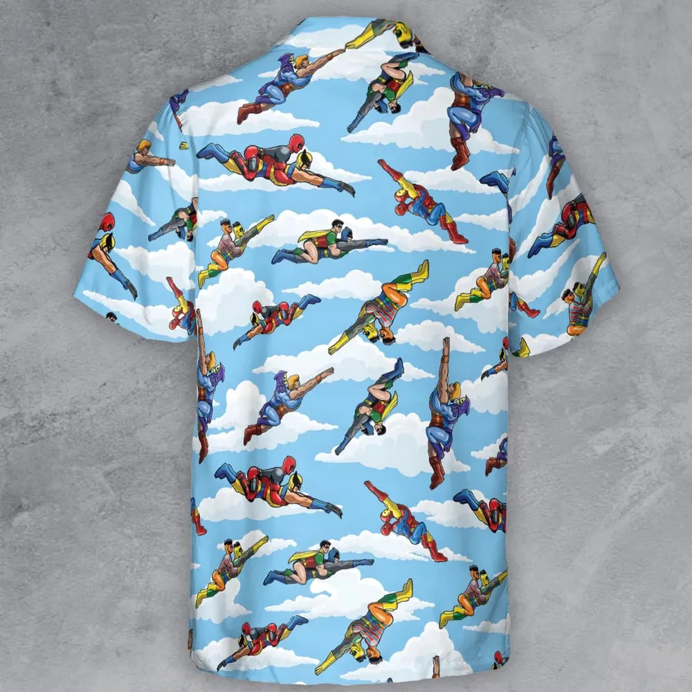 Parody Couples Duo Ambiguously Button Down Shirt - 3