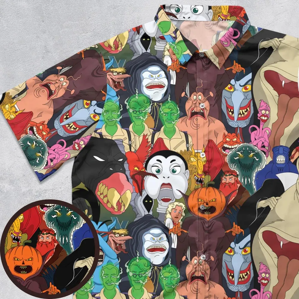 Ghostbusters Cartoons Villains Button Down Shirt - 1