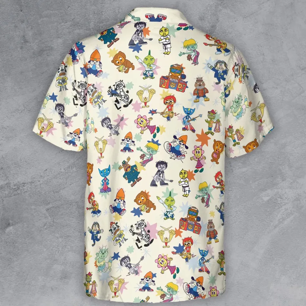 Parappa the Rapper Characters Button Down Shirt - 3