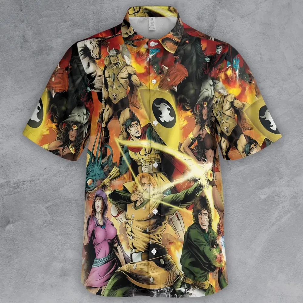 Great Power Dungeons Button Down Shirt - 2