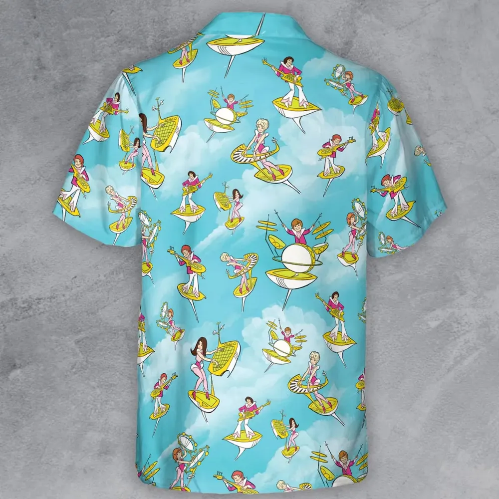 The Partridge Family 2200 A.D. Characters Button Down Shirt - 3