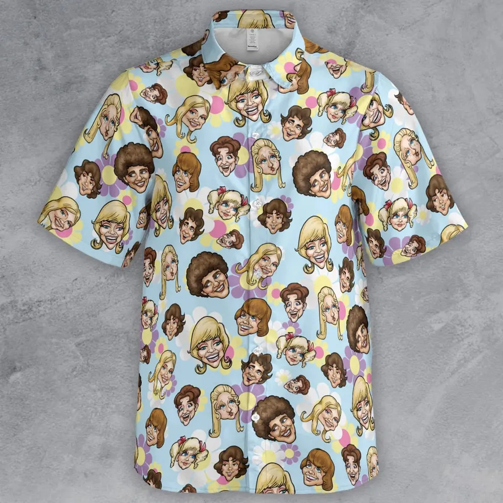 Retro TV The Brady Bunch Characters Button Down Shirt - 2