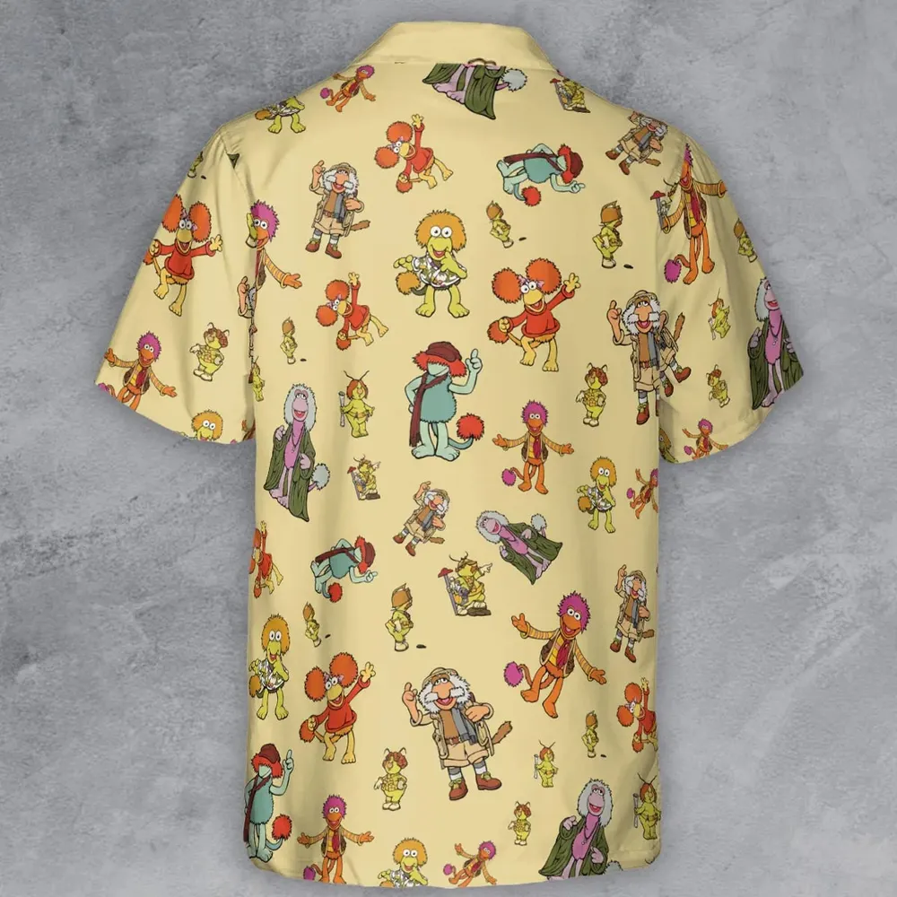 Fraggle Rock Characters Button Down Shirt - 3