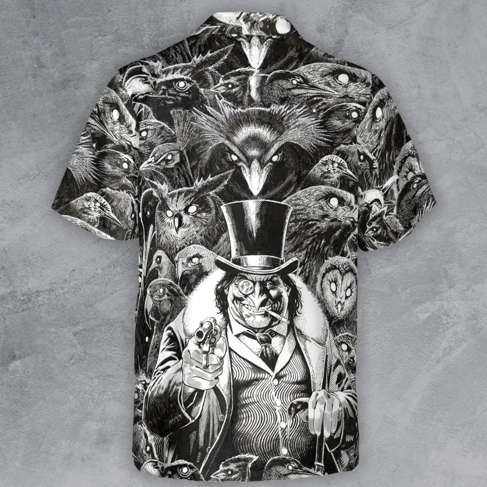Umbrellas to Underworld Penguin Button Down Shirt - 3