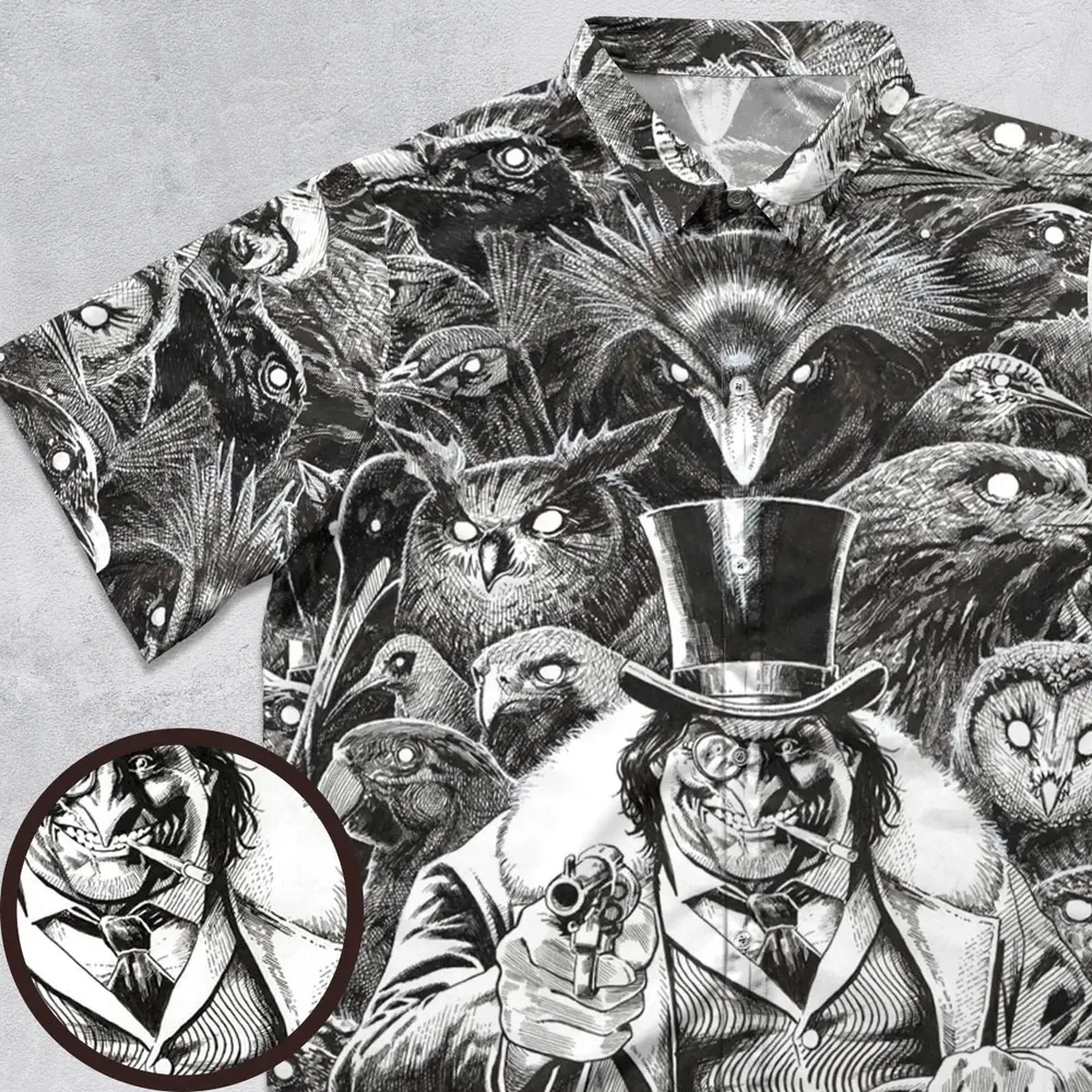 Umbrellas to Underworld Penguin Button Down Shirt - 1