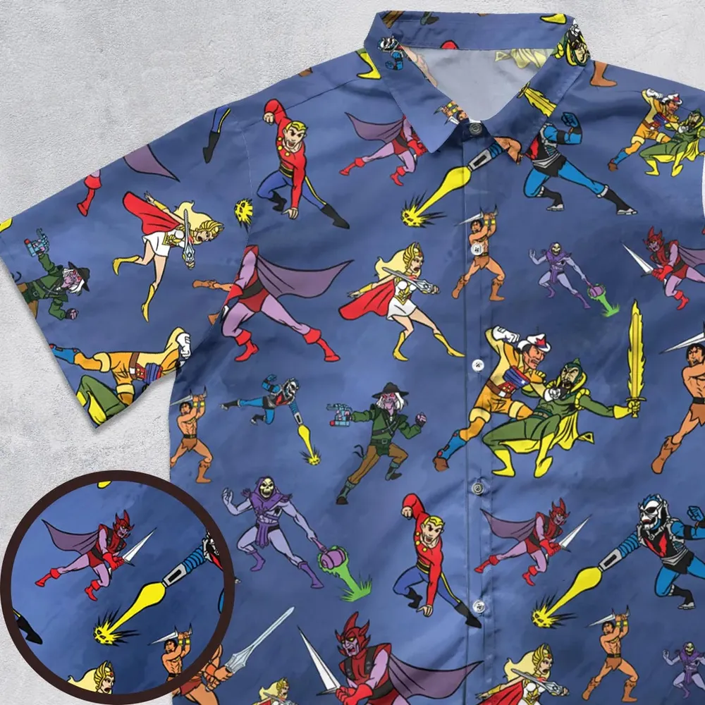 Filmation Battle Royal Button Down Shirt - 1