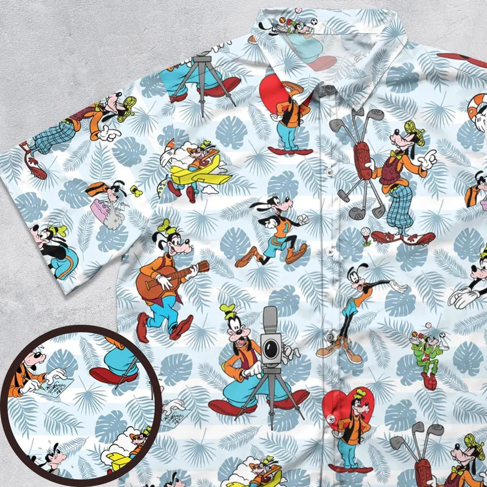 Goofy Be Mine Button Down Shirt - 1