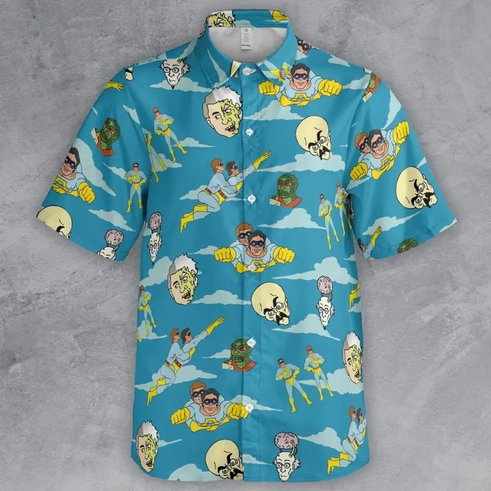 The Ambiguously Gay Duo Characters Patterns Button Down Shirt - 2