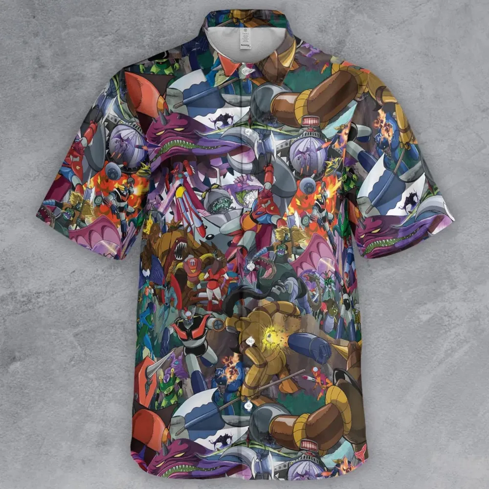 Shogun Warriors Battle Button Down Shirt - 2