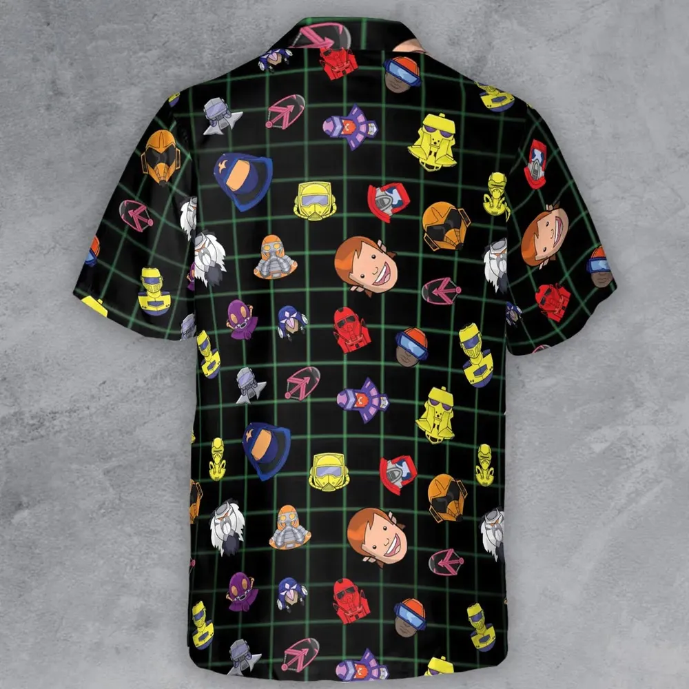 Retro 80s M.A.S.K Cartoon Button Down Shirt - 3