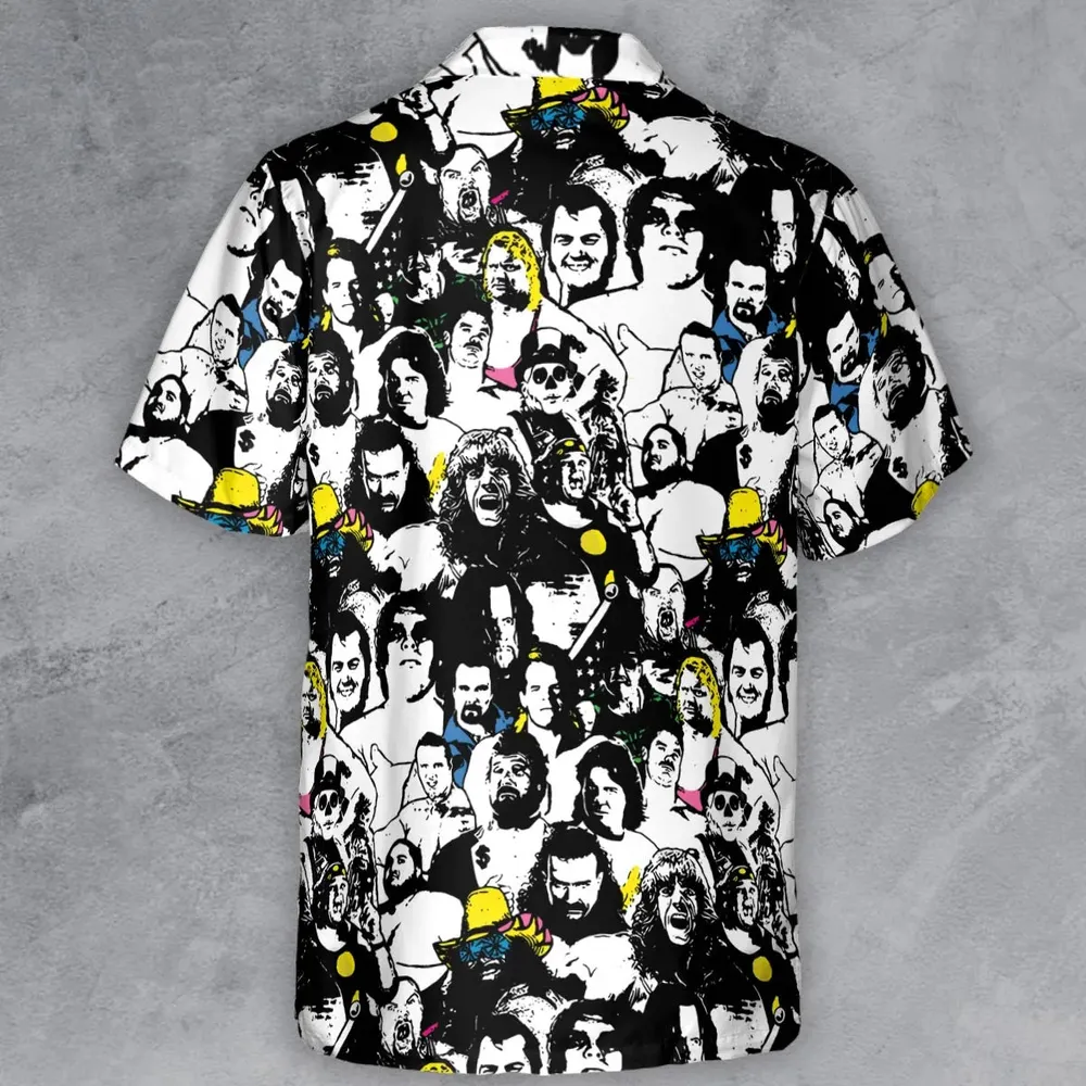 Iconic faces Royal Rumble Button Down Shirt - 3