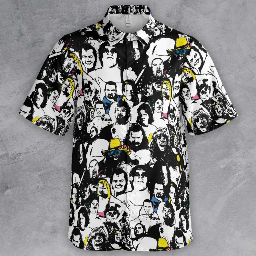Iconic faces Royal Rumble Button Down Shirt - 2