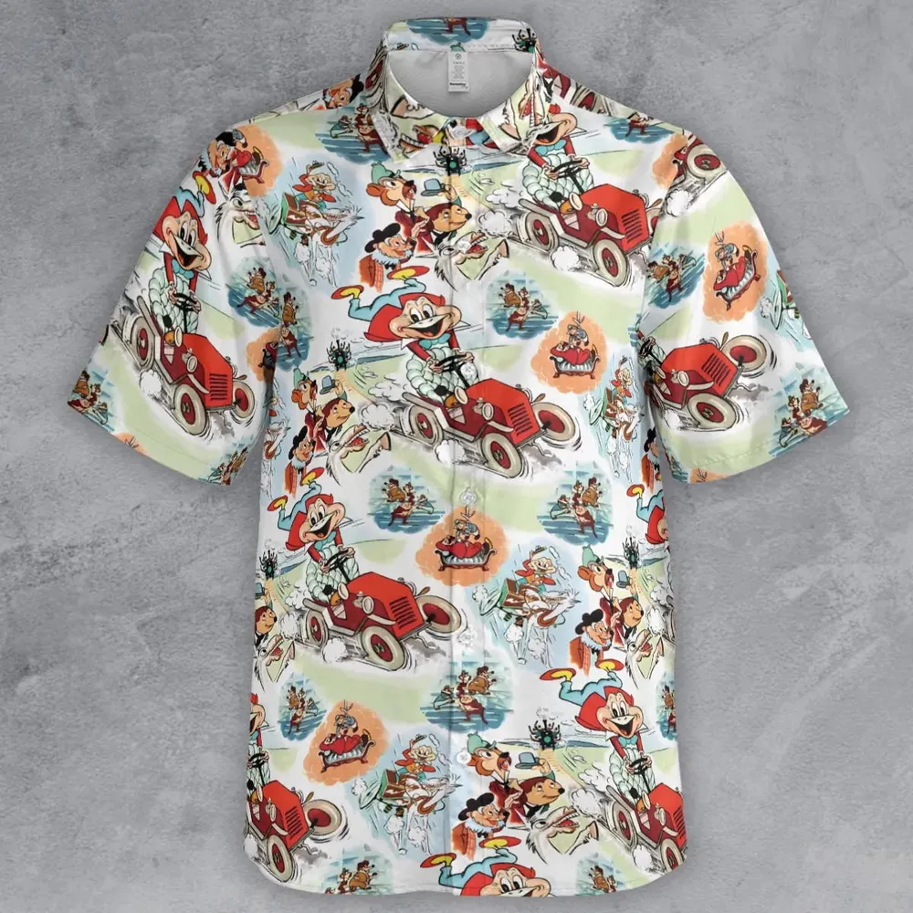 Wind in the Willows Characters Button Down Shirt - 2