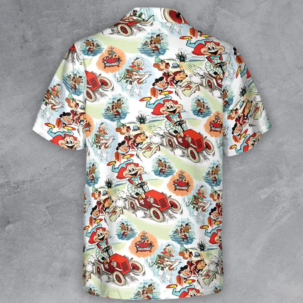 Wind in the Willows Characters Button Down Shirt - 3
