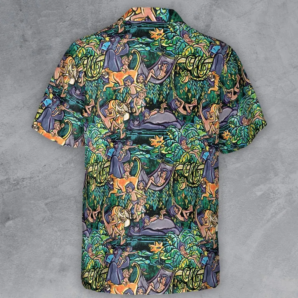 Best Friends Forever Mowgli and Baloo The Jungle Book Button Down Shirt - 3