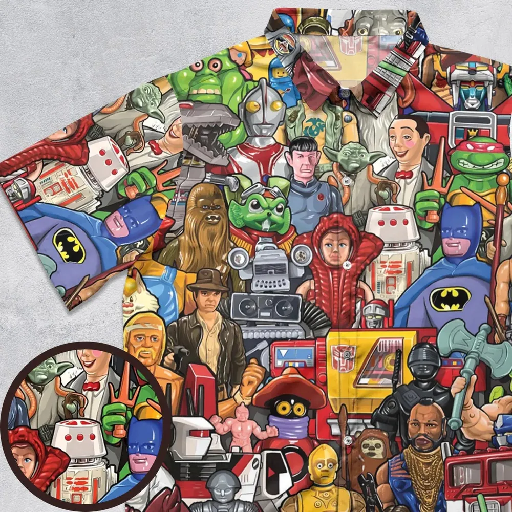 The Best Obscure 80s Toy Lines Button Down Shirt - 1