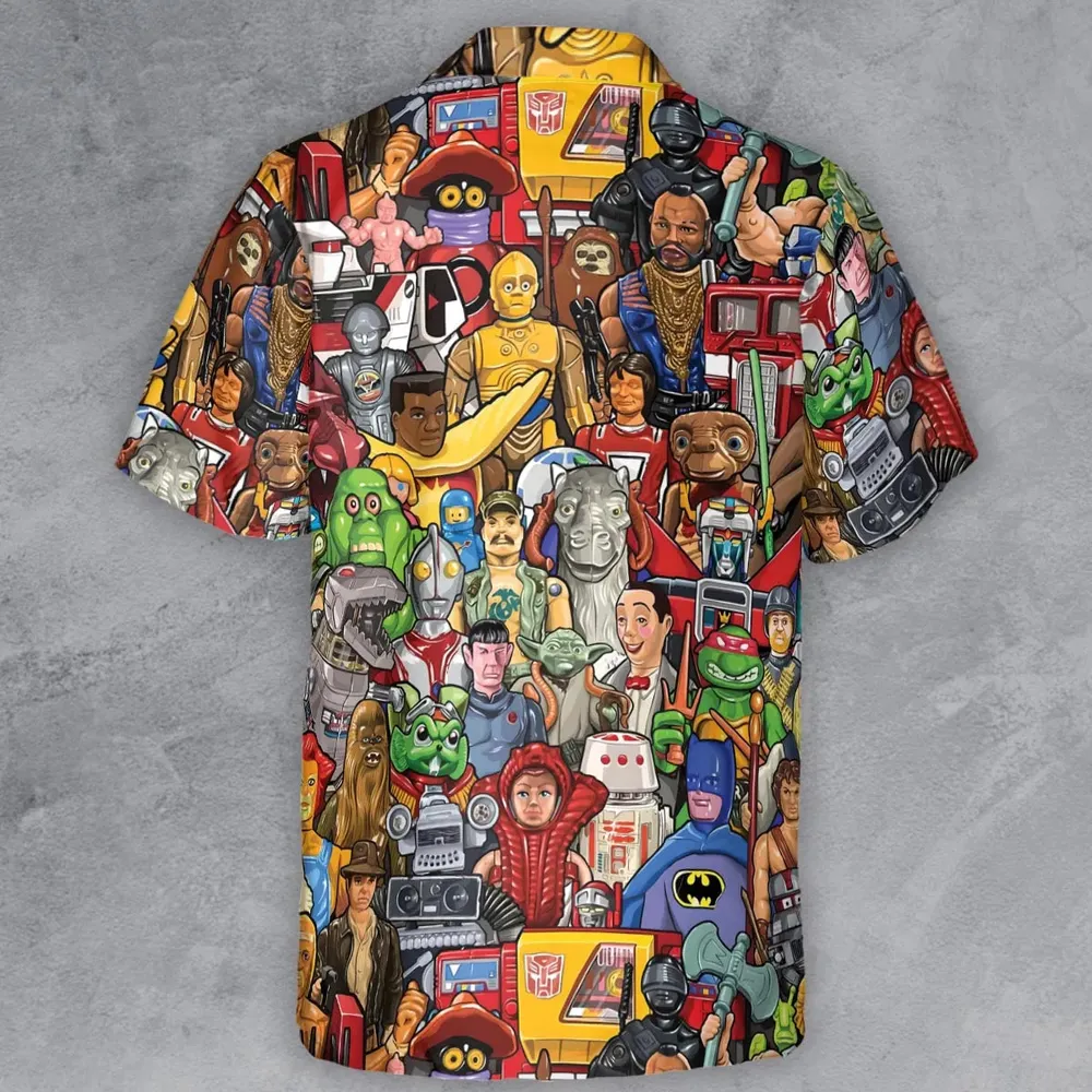 The Best Obscure 80s Toy Lines Button Down Shirt - 3