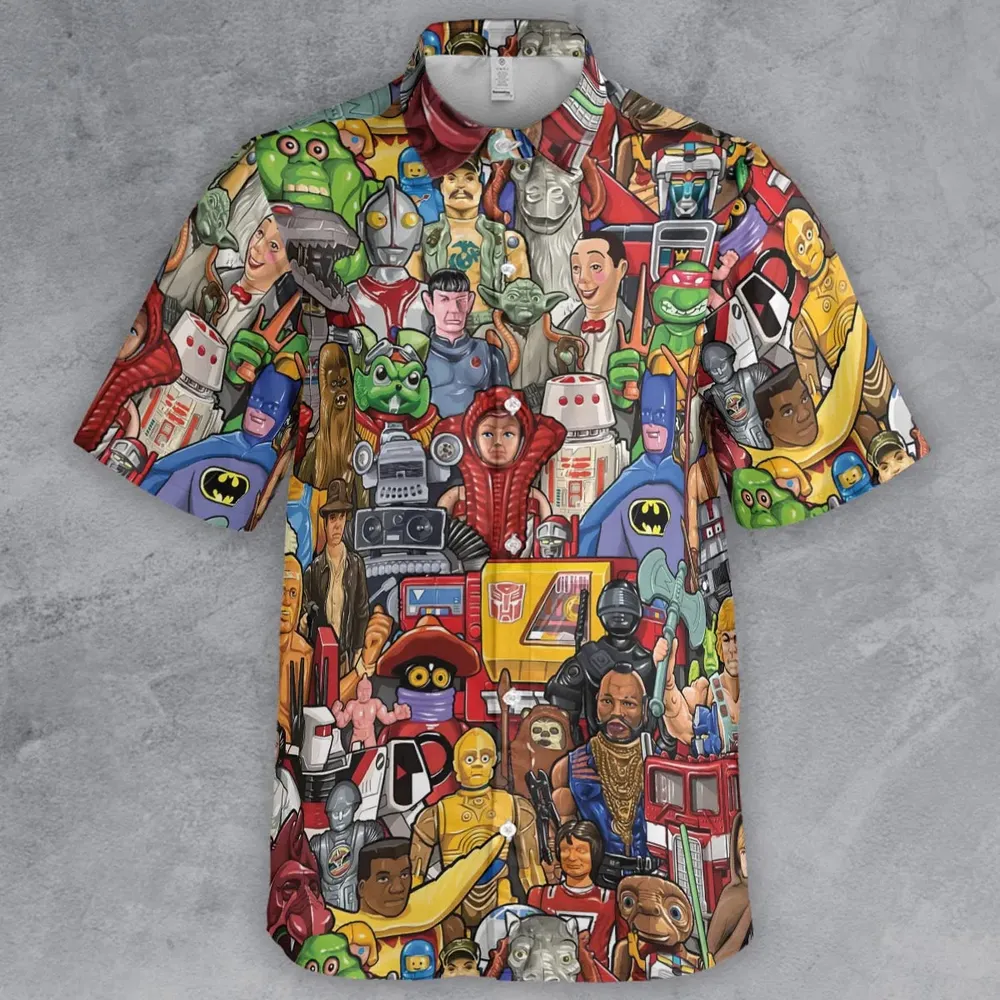 The Best Obscure 80s Toy Lines Button Down Shirt - 2