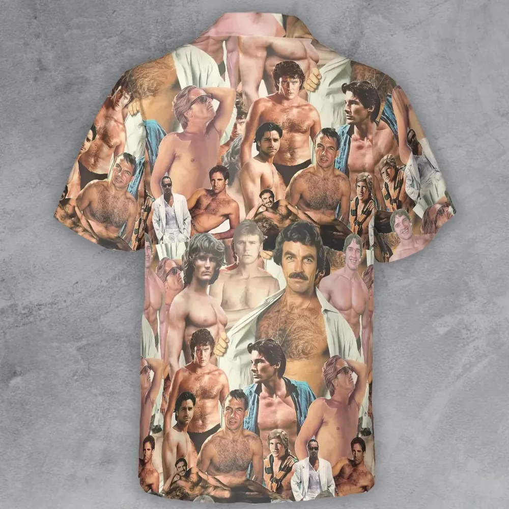 Vintage Hunks of The 80s Button Down Shirt - 3