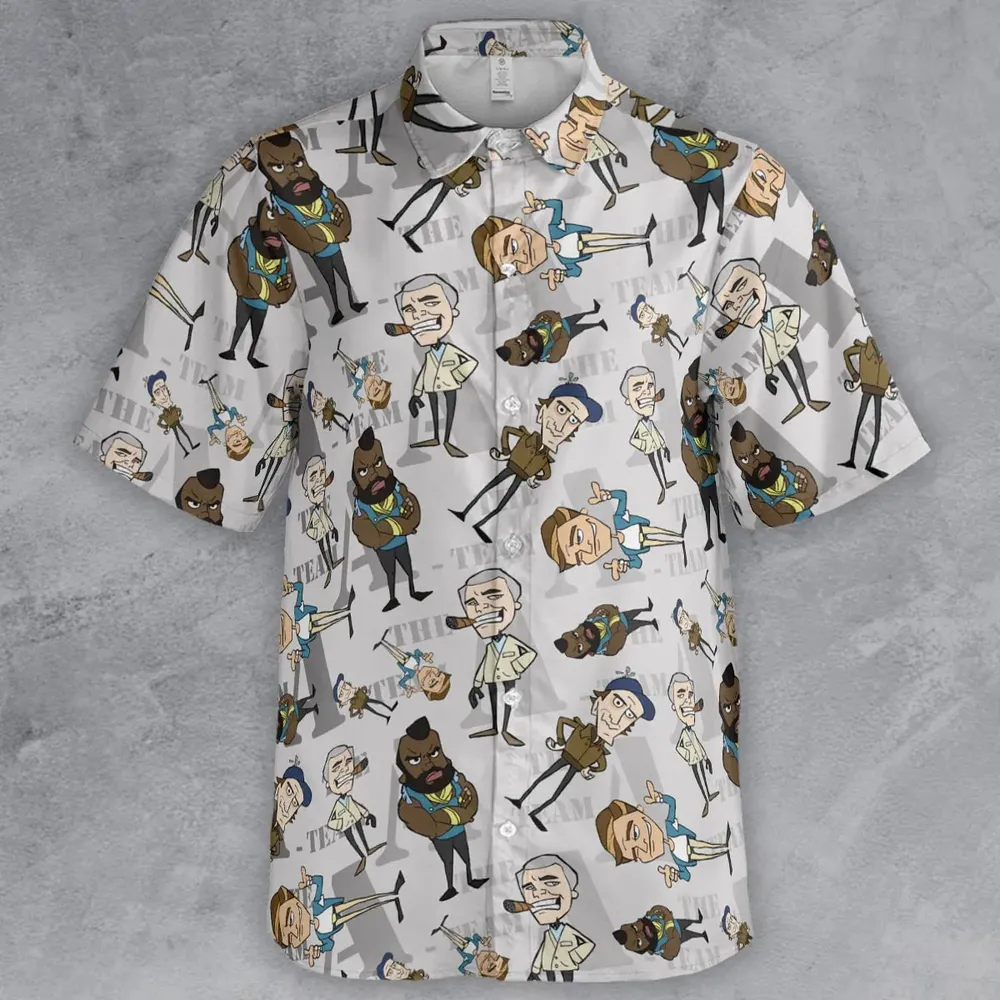 The A-team Characters Series Button Down Shirt - 2
