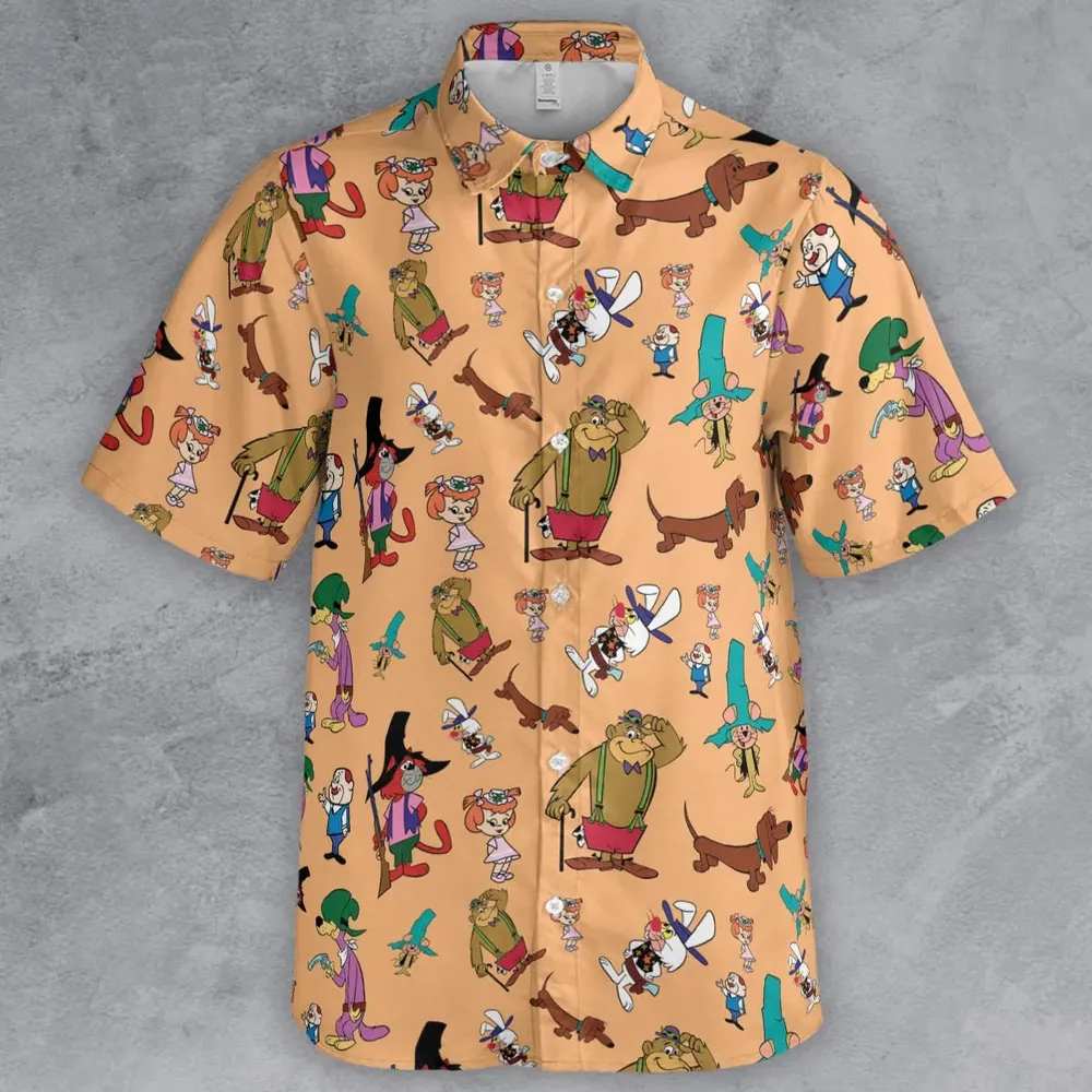 The Magilla Gorilla Show Characters Button Down Shirt - 2