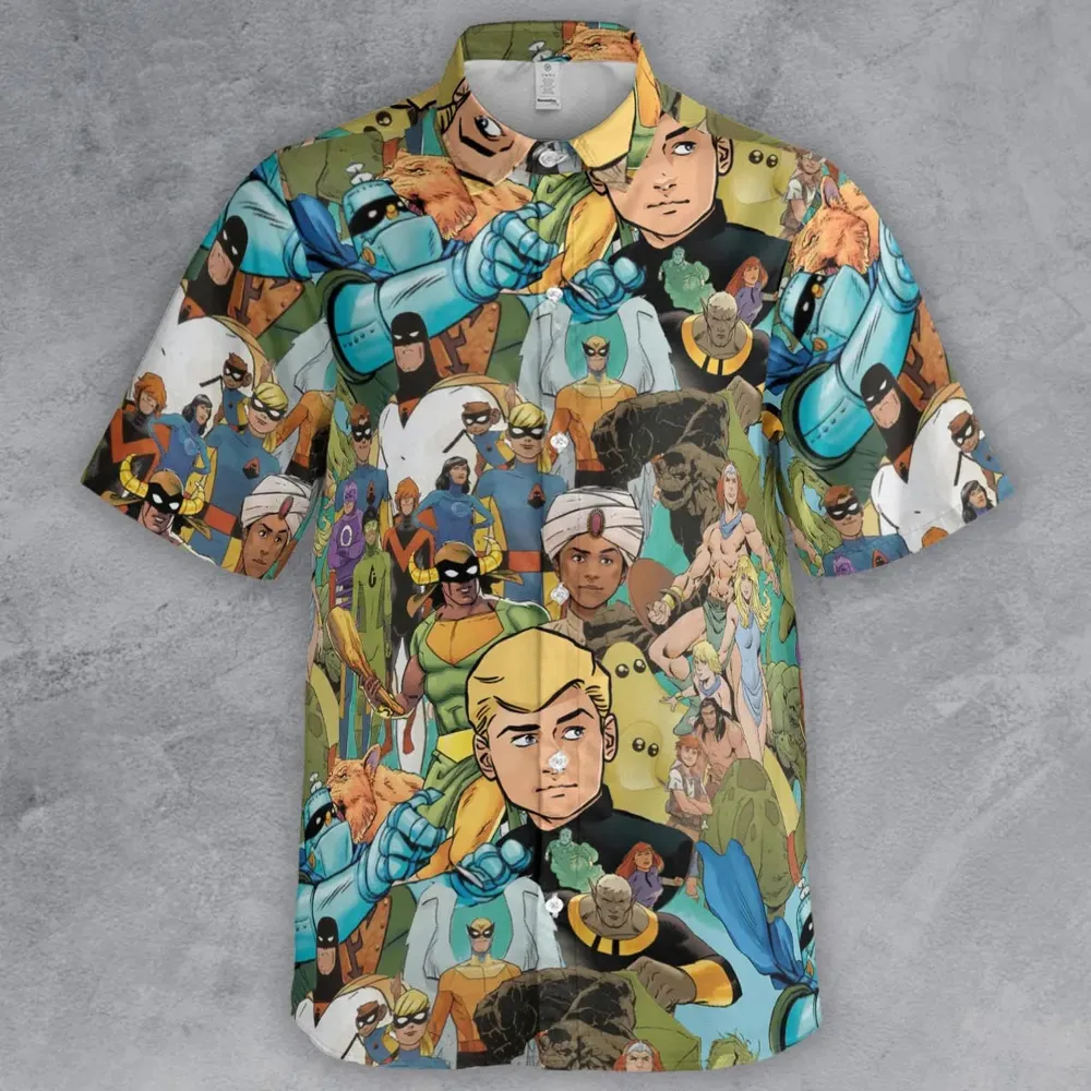Futures Quest Heroes Button Down Shirt - 2